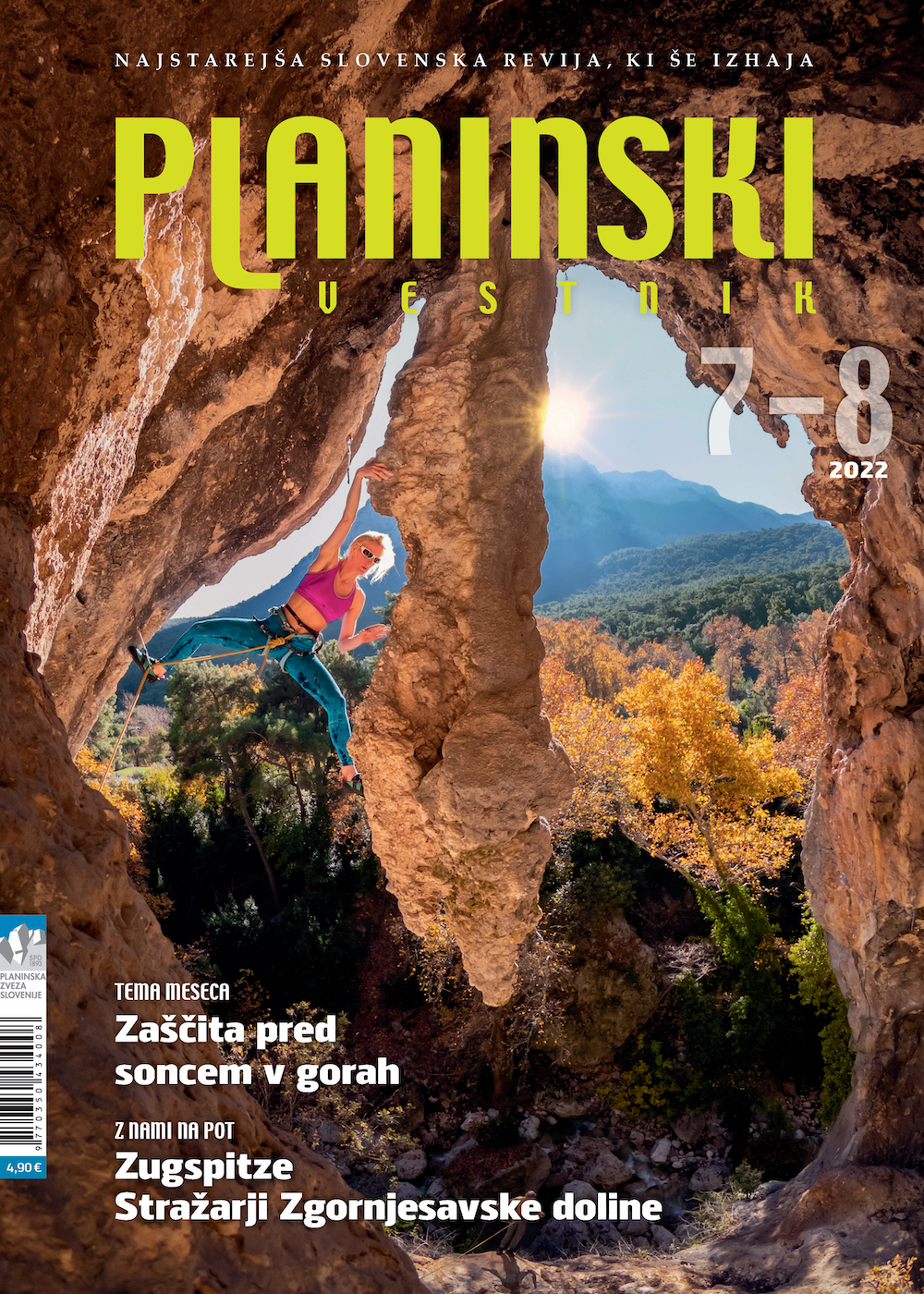 PZS Planinska trgovina Planinski vestnik julij, avgust 2022